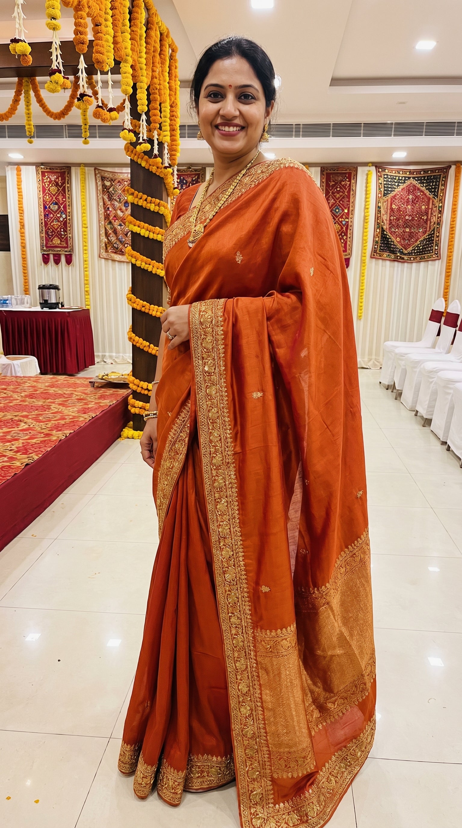 White Silk Saree with Zari Border – Silk Collection